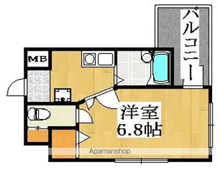 メトロあびこ筋【303号室】の間取り