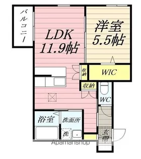 アンシャンテ【2階】の間取り