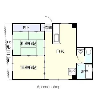 カペラホリエ【2階】の間取り