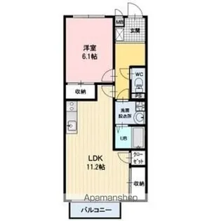 MASON DE FLEUR【1階】の間取り