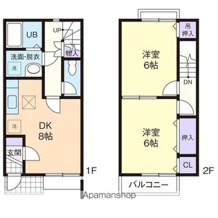プラムヒル D【2階】の間取り