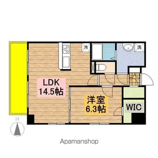 アールグレイスヒル【13階】の間取り
