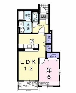 サニーパレスⅡ【1階】の間取り