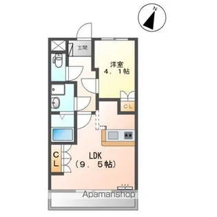 わかくさハイツ西可児【1階】の間取り