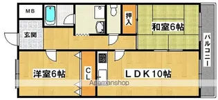 ドミール横田【3階】の間取り