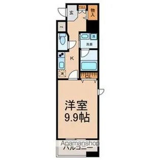 カーサビアンカ東岡崎【911号室号室】の間取り