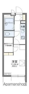レオパレスユウ【305号室】の間取り