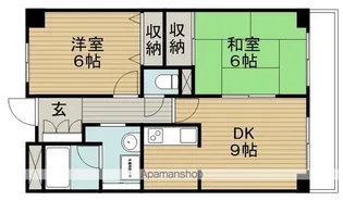 メゾンドソレイユ【2階】の間取り