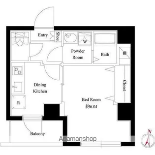 東京都墨田区亀沢3丁目【マンション】の間取り