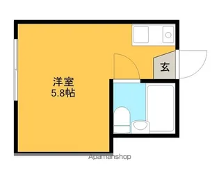 フィフティストーム【D号室】の間取り
