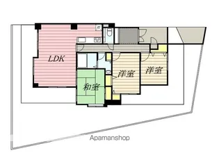 プレセランス長住【101号室】の間取り