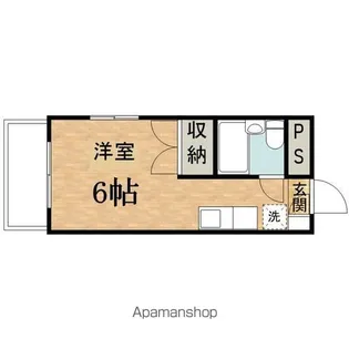 土方ハイツ5【201号室】の間取り