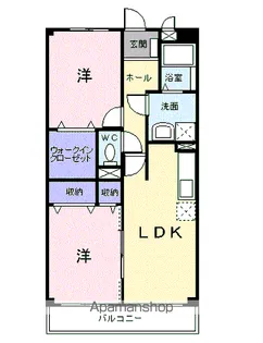 ローズガーデン【2階】の間取り