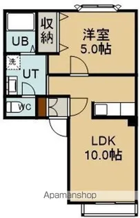 ノースクレストN【103号室】の間取り