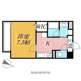 Fコスモ新検見川【2階】の間取り