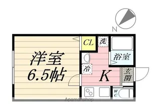 Calme川越【3階】の間取り