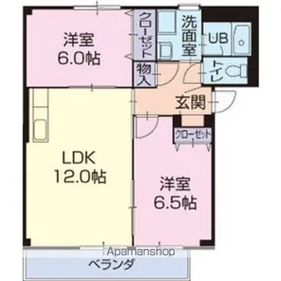 グランデ神田A【2階】の間取り