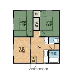 サンハイツ神栖【7-2号室】の間取り
