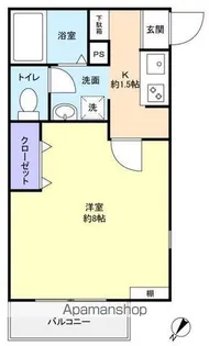 ナーセレ緑が丘【1階】の間取り