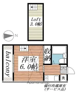 プチセルダ【2階】の間取り