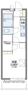 レオパレスクイーンハイツ掛川【105号室】の間取り