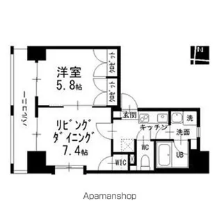 メイプルコート本山【8階】の間取り