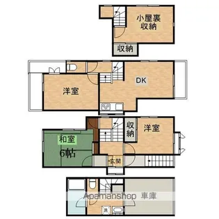東京都日野市三沢3丁目【一戸建】の間取り
