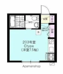 タスティ阪東橋【2階】の間取り