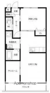 ピースリベルタKITASAKO A棟【303号室】の間取り