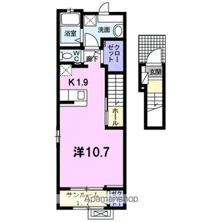 シューネスハイム グランツ東館【2階】の間取り