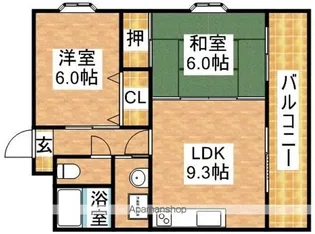 ウノ・ディアマンテ【6階】の間取り