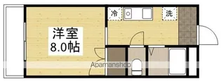 ワタナベマンション【2階】の間取り