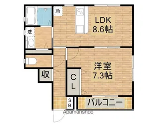 リーフ【101号室】の間取り