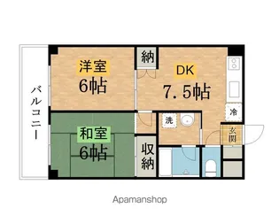 栗原ビル【4階】の間取り