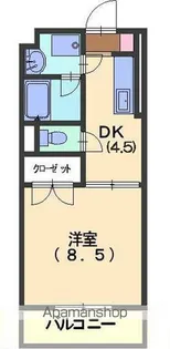 アートグリーン【203号室】の間取り