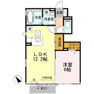 LUMINOSO【1階】の間取り