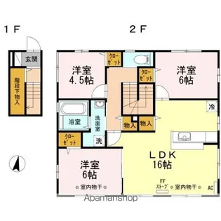 グレイスI【2階】の間取り