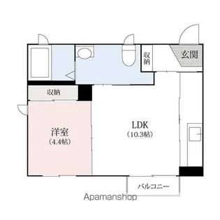 エクレール【2階】の間取り