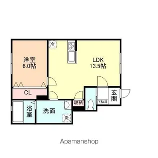 ハニエルⅢ【1階】の間取り