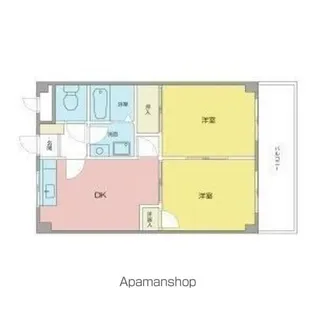 ドミールオガワ【2階】の間取り