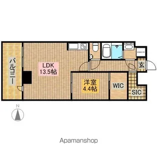 Viare storia(ヴィアーレストーリア)【11階】の間取り