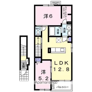 リベルテ【2階】の間取り