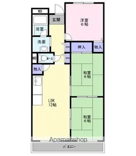 3LDKの間取り画像