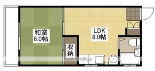 大松庚午ビル【4階】の間取り