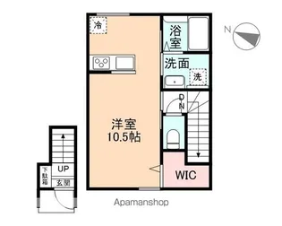 EDGEMOMENT荻布 A棟【2階】の間取り