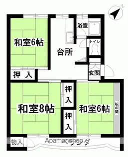せんりきコーポ【205号室】の間取り