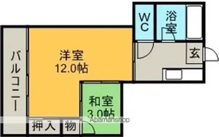 親和ビル【4階】の間取り