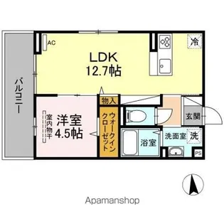 アバント【2階】の間取り