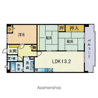 フォーレストパーク【4階】の間取り