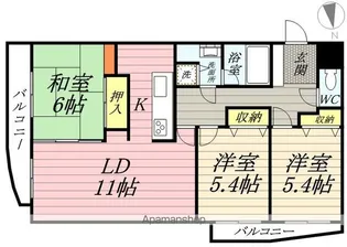 GLEASON GARDEN【2階】の間取り